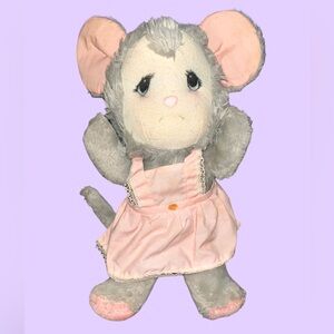 1977 vintage puffins mouse plush stuffed animal